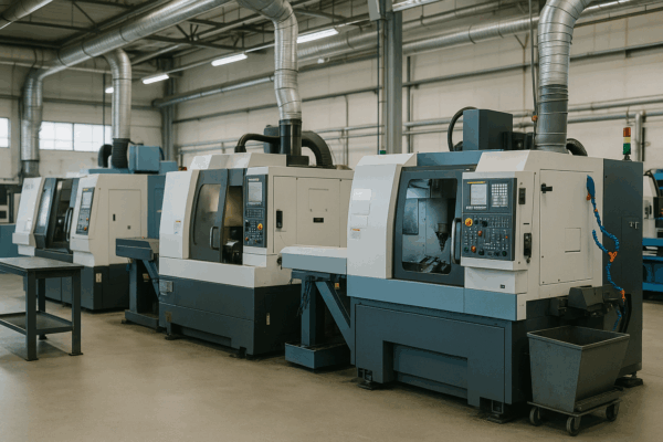 Maskiner för återbruk på ett tillverkningsföretag